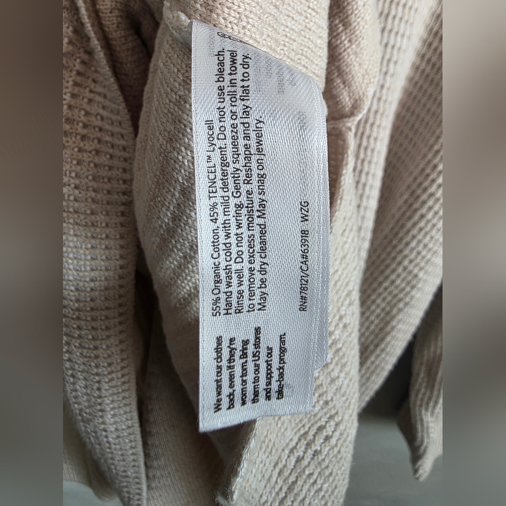 Eileen Fisher Funnel Neck Organic Cotton Tencel Blend Sweater XL - Picture 11 of 11
